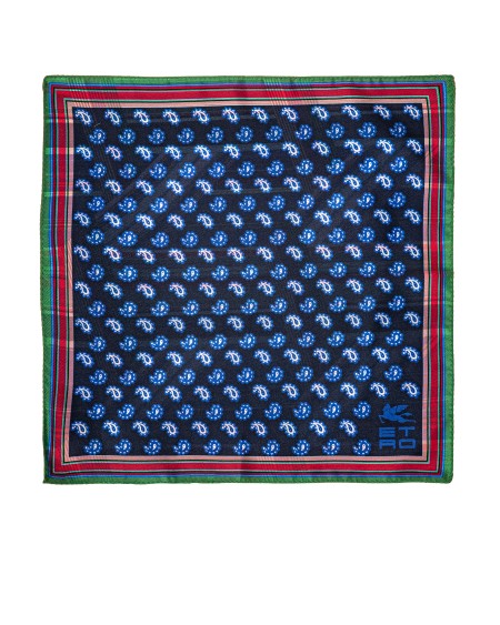 Shop ETRO  Pochette: Etro fazzoletto da taschino in seta.
Dimensioni: 35 x 35.
Composizione: 100% seta.
Made in Italy.. 1T710 5091-0200